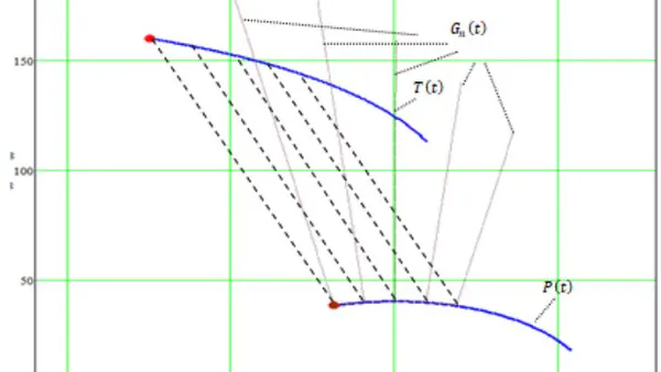Group Pursuit on a Plane with Modeling Detection Area