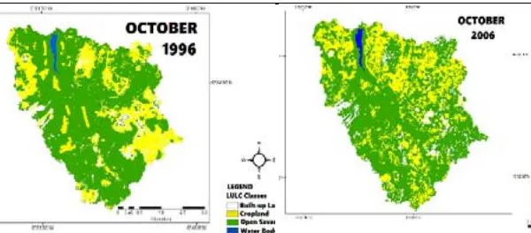 Landuse and Landcover Changes in Reservoir Catchments of Irrigation Dams in Northern Ghana