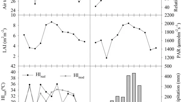 Influence of Leaf Area Index on the Heat Index of a Tropic Urban Park
