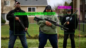 Advancing Real-Time Crime Weapon Detection and High-Risk Person Classification in Pre-Crime Scenes: A Comprehensive Machine Vision  Approach Utilizing SSD Detector