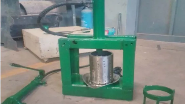 Design, Construction and Testing of Hydraulic Oil Press for Groundnut Oil Extraction