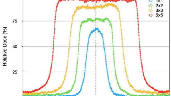 Dose Variation Profiles of Small Fields with a 10 MV Photon Beam