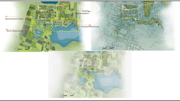 Interpreting The Haor Eco-System Through Sustainable Design: Haor (Wetland) Eco-Interpretation Center, Moulvibazar , Sylhet, Bangladesh